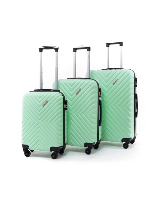 L'Case Комплект чемоданов New Delhi мятный