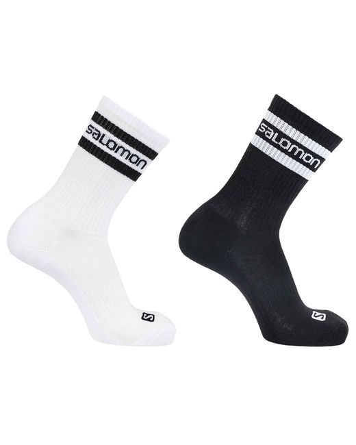 Salomon Комплект носков унисекс Socks 365 Crew 2-Pack белых S