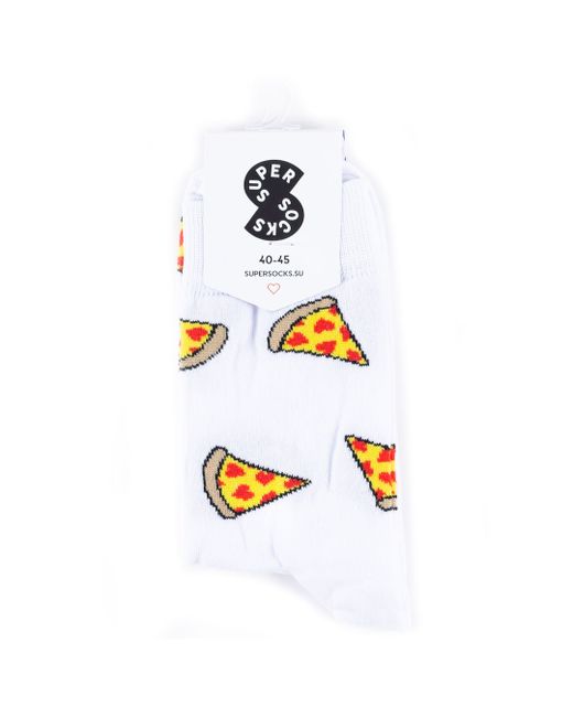 Super socks Носки унисекс Пицца разноцветные