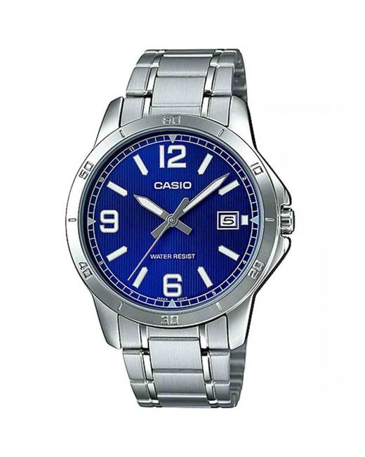 Casio Наручные часы MTP-V004D-2B1 серебристые