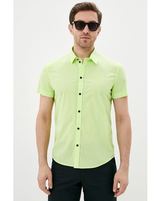 Baon Рубашка B680023 зеленая