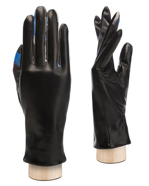 Eleganzza Перчатки IS00146 черные/синие р. 65
