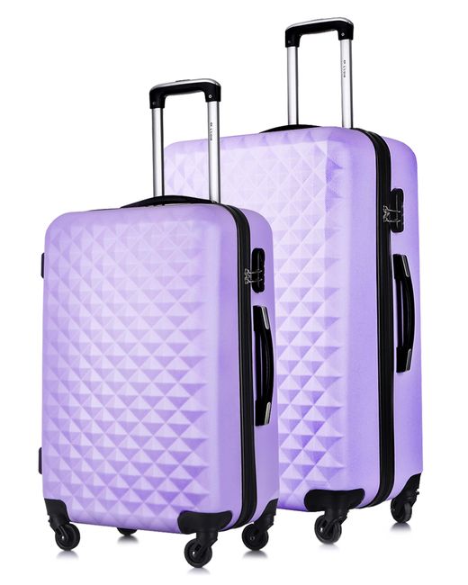 L'Case Комплект чемоданов унисекс Phatthaya лиловый