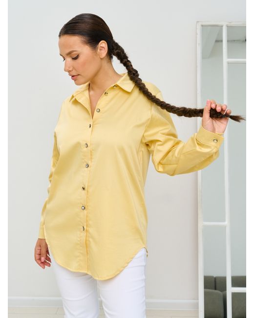 maxroses Рубашка женская желтая