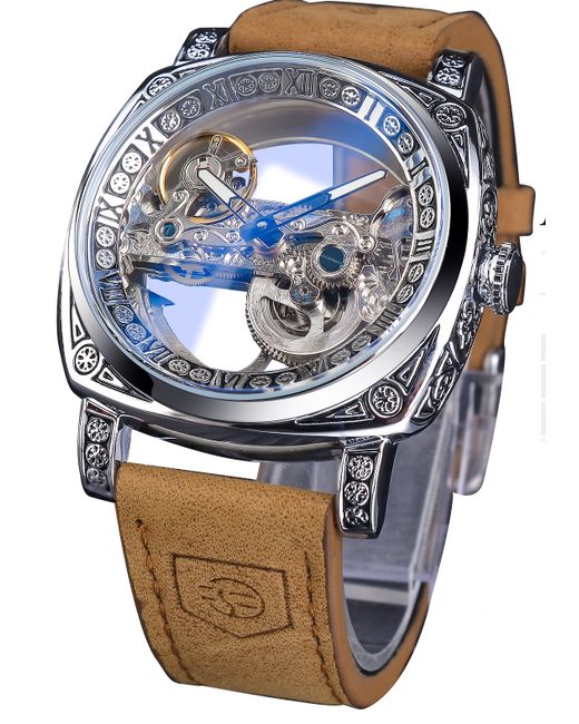 Forsining Наручные часы GMT1235-3 коричневые