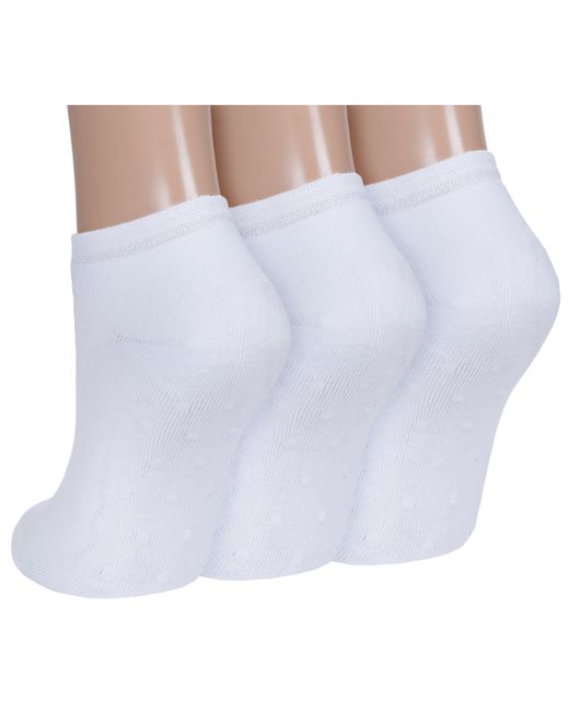 RuSocks Комплект носков женских 3-Ж-2334 белых