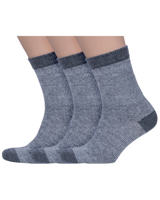 Hobby Line Комплект носков мужских 3-6288 серых