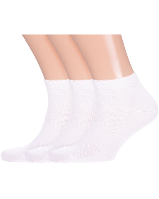 Lorenzline Комплект носков мужских 3-Н19 белых 3 пары