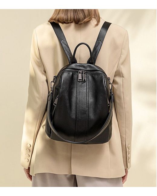 Fern Сумка-рюкзак М-002 черная 29x29x15 см
