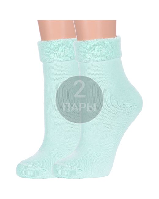 Para Socks Комплект носков женских 2-L2D005 бирюзовых 2 пары