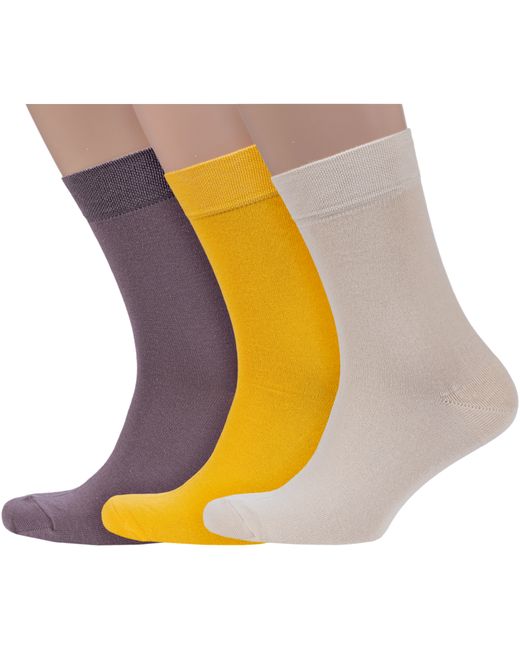 Носкофф Комплект носков мужских 3-АС3 разноцветных