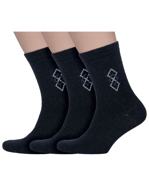 Hobby Line Комплект носков мужских 3-6285 черных