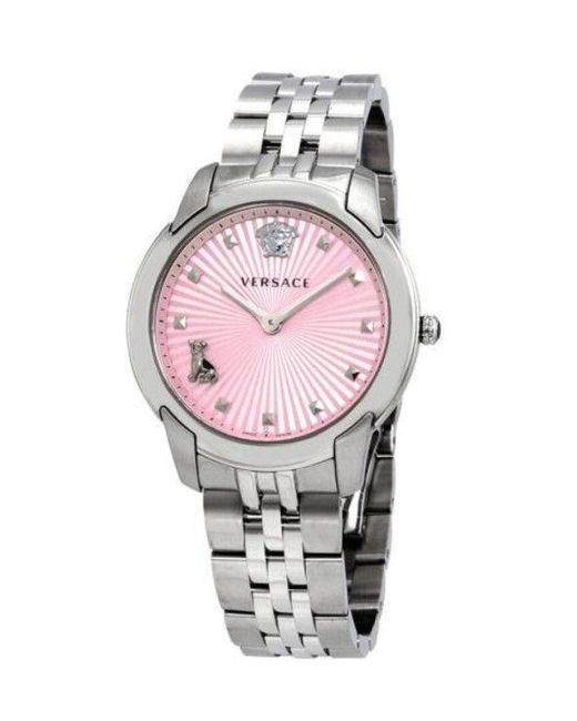 Versace Наручные часы серебристые
