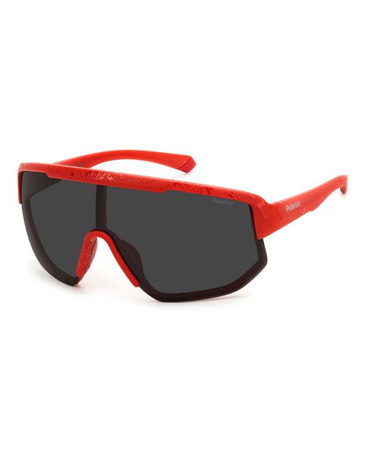 Polaroid Спортивные солнцезащитные очки унисекс PLD 7047/S серые