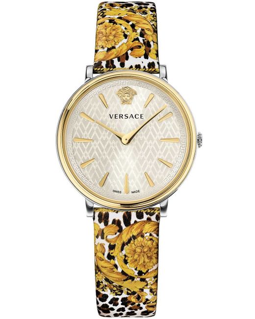 Versace Наручные часы желтые
