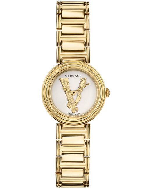 Versace Наручные часы золотистые
