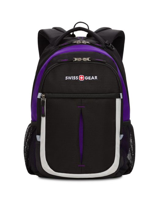 SwissGear Рюкзак фиолетовый/серебристый 22 л