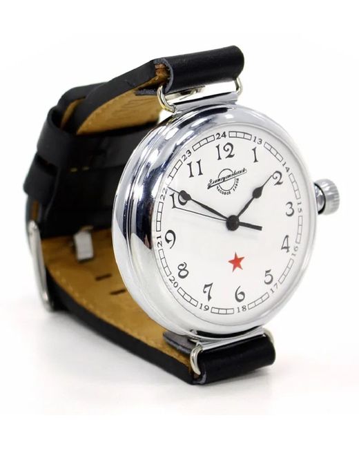 Златоустовский часовой завод Наручные часы унисекс черные