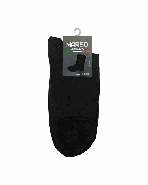 Marso Комплект носков мужских черных