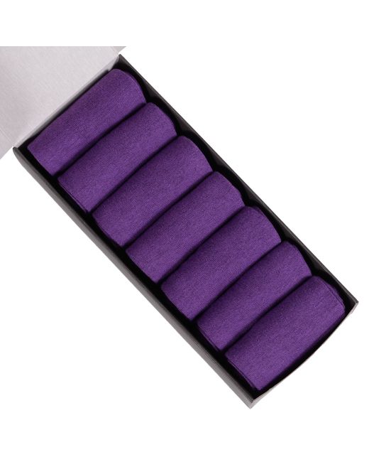 Нева-Сокс Подарочный набор носков мужских фиолетовых