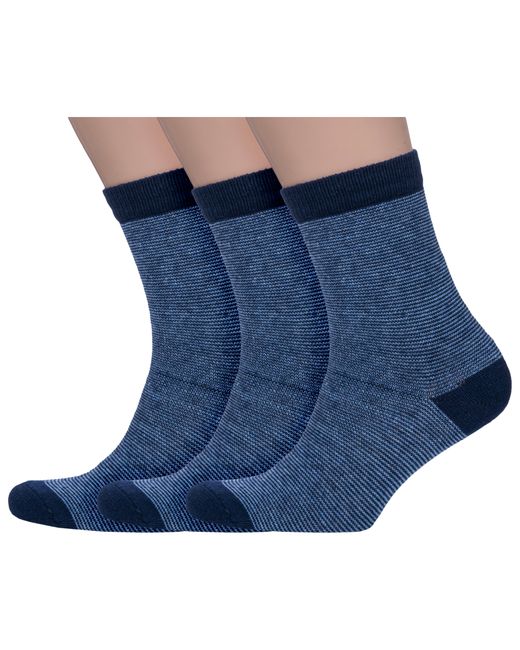 Hobby Line Комплект носков мужских 3-6288 синих