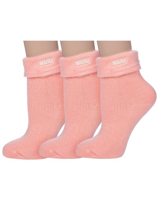 Hobby Line Комплект носков женских 3-018-2 розовых