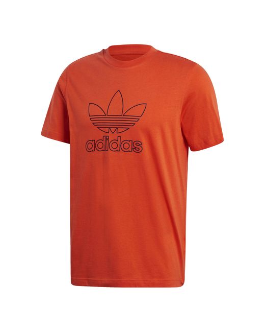 Adidas Футболка оранжевая