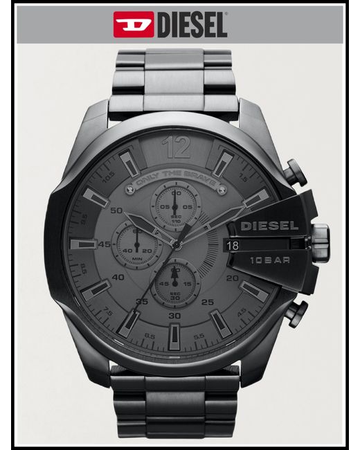 Diesel Наручные часы серые/черные