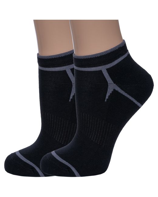 Lorenzline Комплект носков женских 2-С24М черных 2 пары
