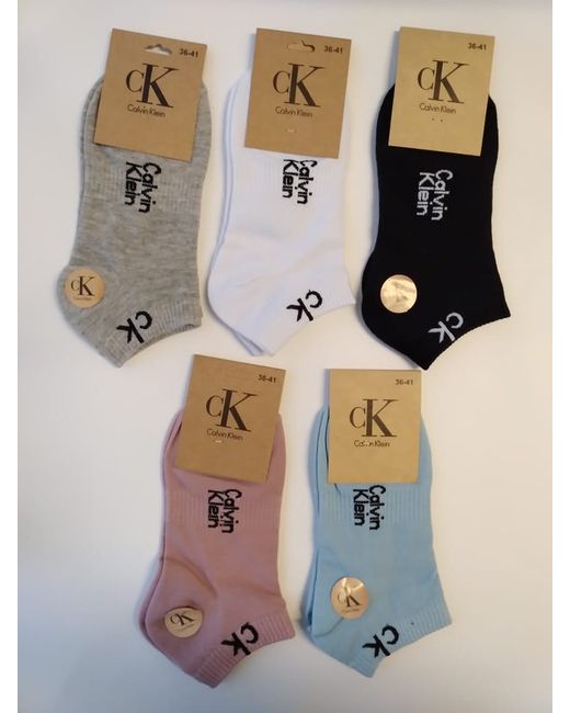 Calvin Klein Комплект носков женских СК002 разноцветных 5 пар