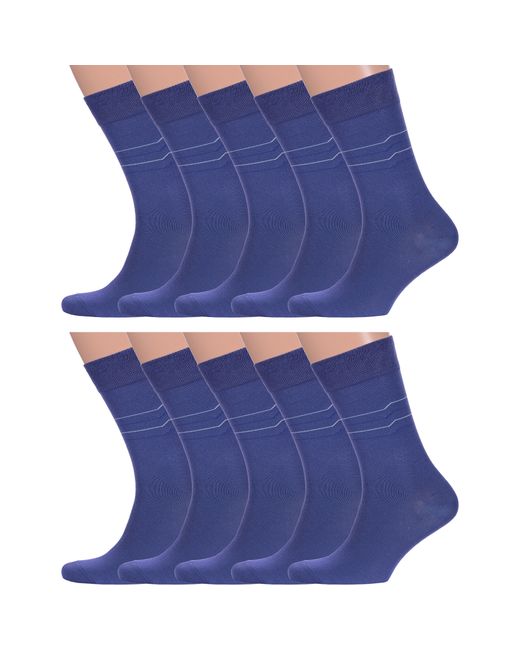 Para Socks Комплект носков мужских 10-M2D18 синих 10 пар