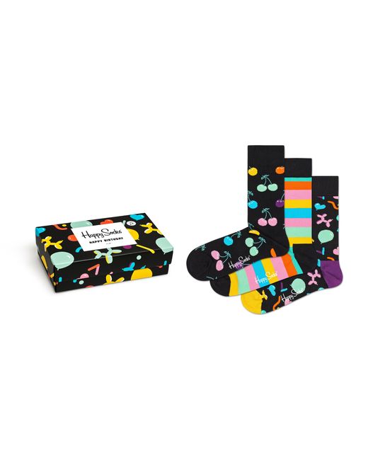 Happy Socks Комплект носков женских XBDA08 разноцветных 3 пары