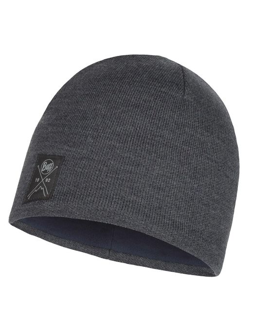 Buff Шапка-бини унисекс Knitted Fleece Hat solid grey