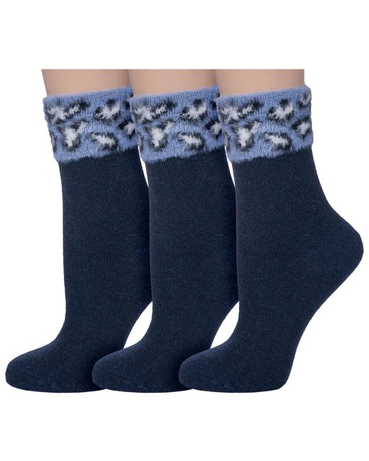 Hobby Line Комплект носков женских 3-7807 синих