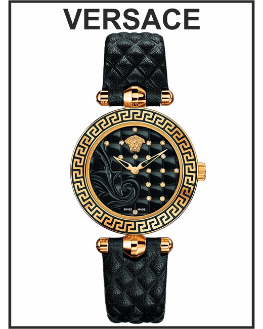 Versace Наручные часы черные