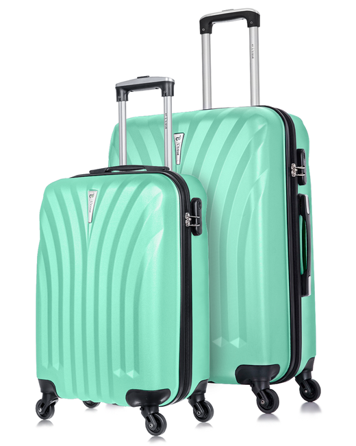 L'Case Комплект чемоданов унисекс Phuket мятный