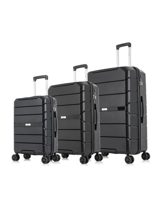 L'Case Комплект чемоданов Singapore black