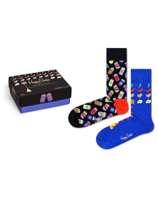 Happy Socks Комплект носков мужских XFRN02 разноцветных 2 пары