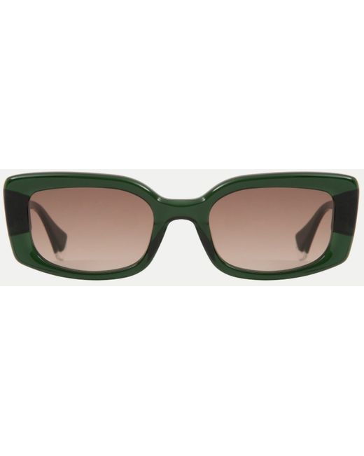 Gigibarcelona Солнцезащитные очки FEDRA translucent green