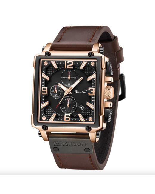 Wishdoit Наручные часы WSD-170 коричневые
