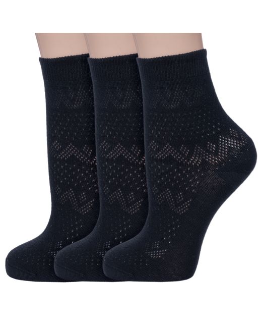 Наше Комплект носков женских 3-С196 черных