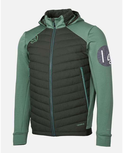 Ternua Спортивная куртка Yukkon Hybrid Hood Jkt M зеленая