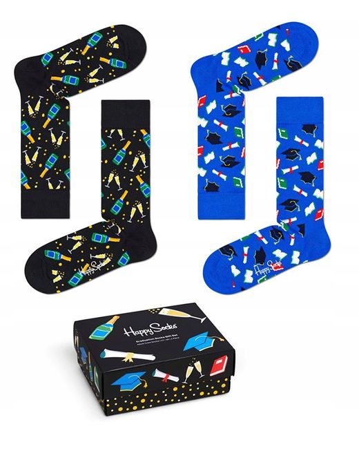 Happy Socks Комплект носков женских XGRA02 разноцветных 2 пары
