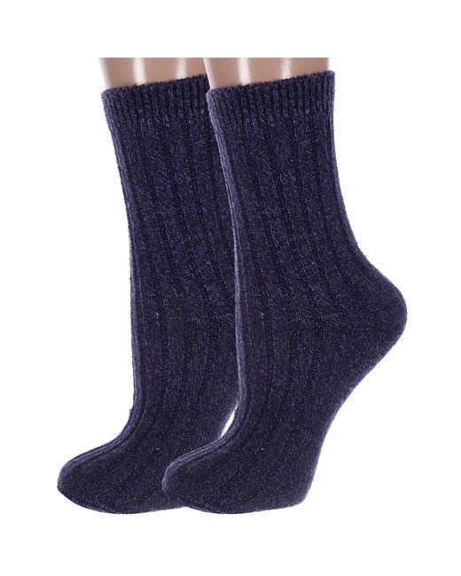 Hobby Line Комплект носков женских 2-нжт019 синих 2 пары