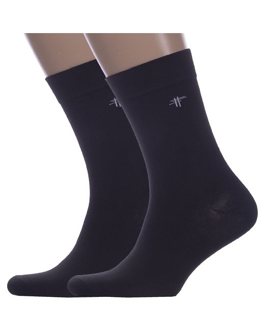 Hobby Line Комплект носков мужских 2-Нм061-02 черных 2 пары