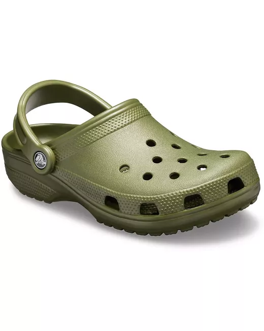 Crocs Шлепанцы унисекс Classic зеленые