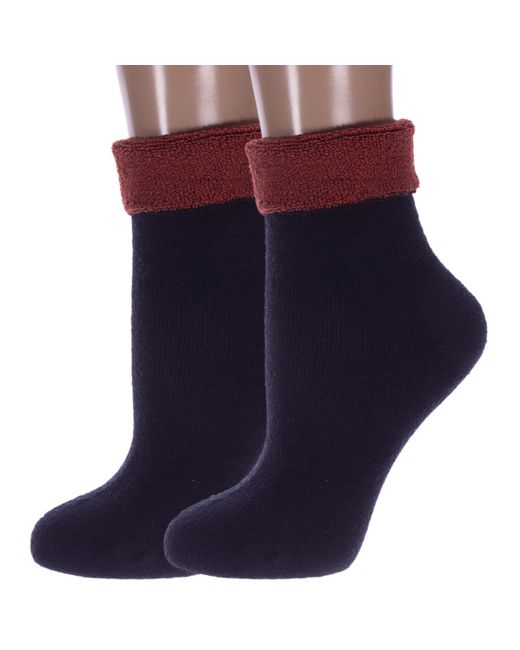 Hobby Line Комплект носков женских 2-нжт018-8 синих 2 пары