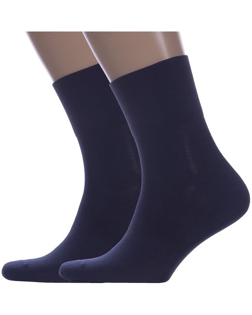 Hobby Line Комплект носков мужских 2-Нм069 синих 2 пары