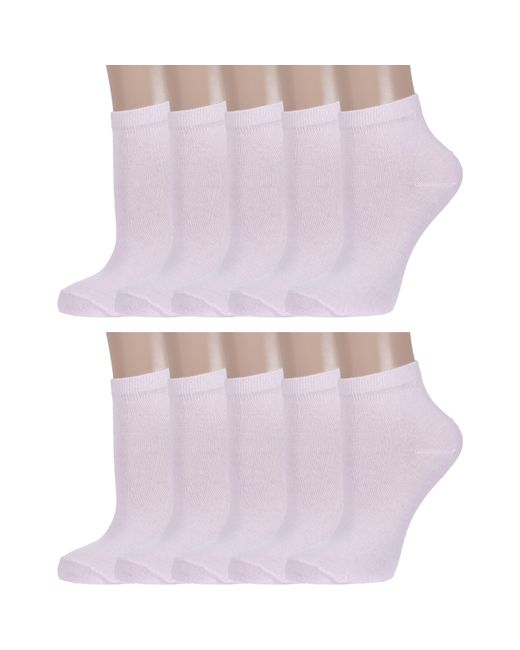 Борисоглебский трикотаж Комплект носков женских 10-6С989 розовых 10 пар