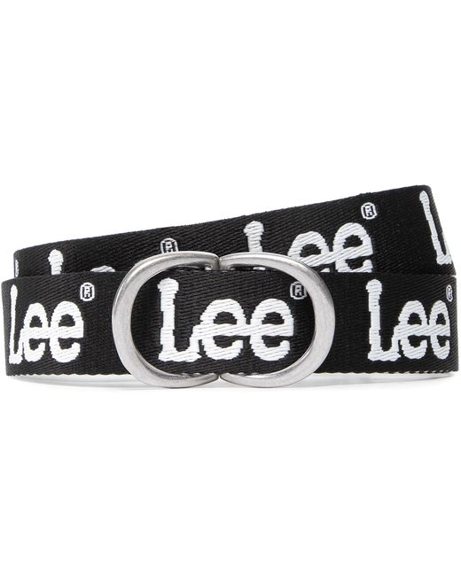 Lee Ремень Logo Belt черный 105 см